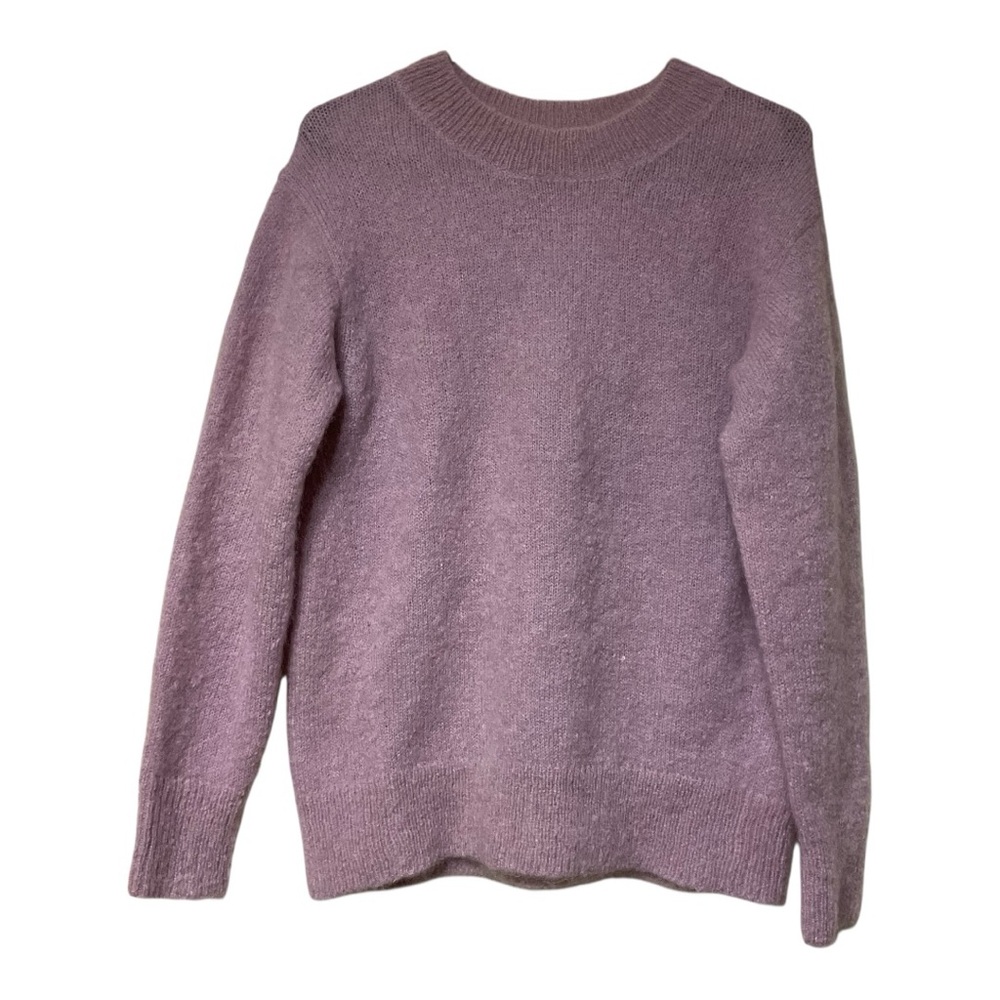 Vince Brushed Mohair Sweater in Lily Stone Lilac Size XS Luxury Cozy